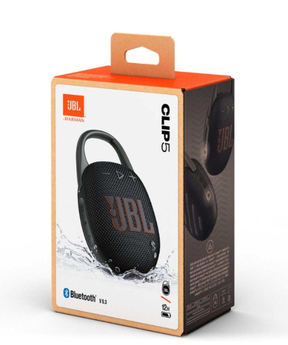 JBL Clip 5 –Rugged, Waterproof, Clip-On Bluetooth Speaker, 12H Playtime Open Box